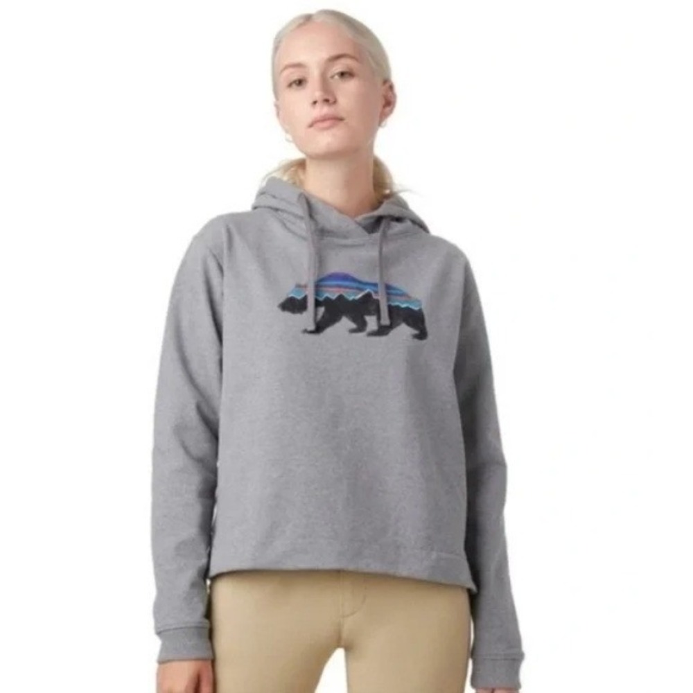 Patagonia Fitz Roy Bear Uprisal Hoody, Graphic Hoodie, Women's XS, Extra Small